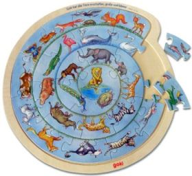 Einlegepuzzle Tierkreis
