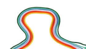 VE Schnüre bunt, 8 Stück