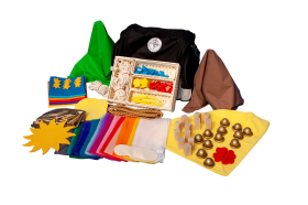 Legematerial-Set "Kinderkrippe"