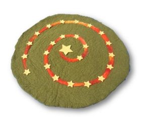 Adventspirale gefilzt