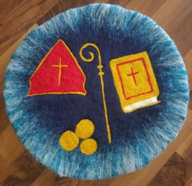 Symboldeckchen "St. Nikolaus"
