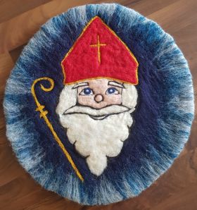Symboldeckchen "Nikolausporträt"