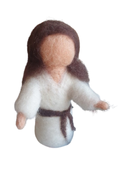 Jesusfigur Filz