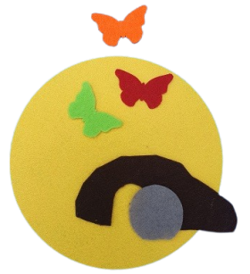 Filzsymbole "Ostersonntag"
