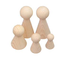 Kegelfiguren "Familie"